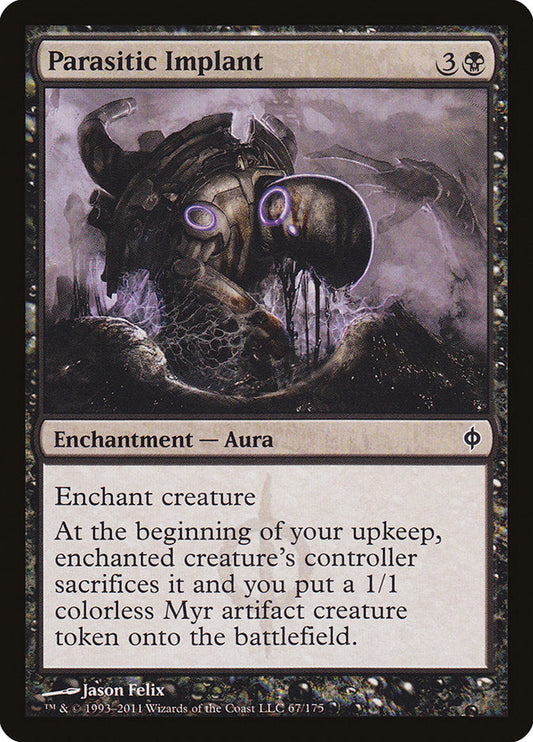Parasitic Implant [New Phyrexia] [Foil]