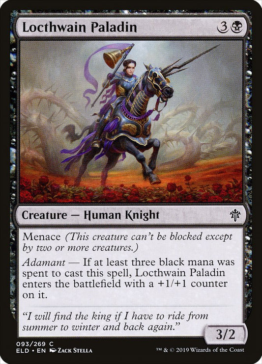 Locthwain Paladin [Throne of Eldraine] [Foil]