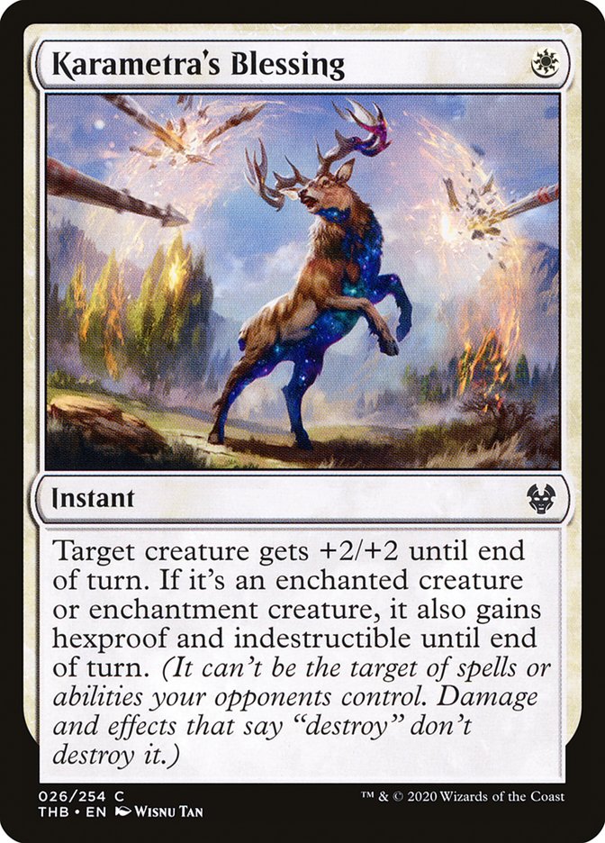 Karametra's Blessing [Theros Beyond Death] [Foil]