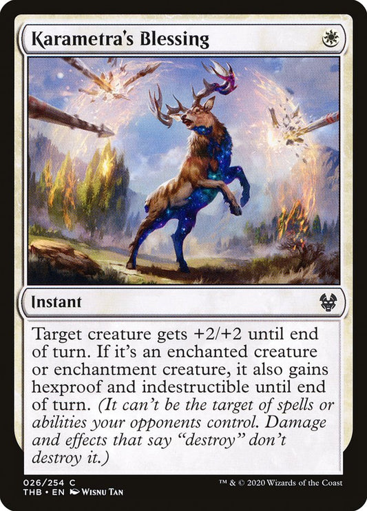 Karametra's Blessing [Theros Beyond Death] [Foil]