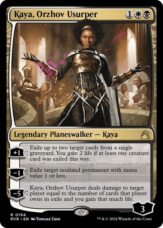 Kaya, Orzhov Usurper [Ravnica Remastered] [Foil]