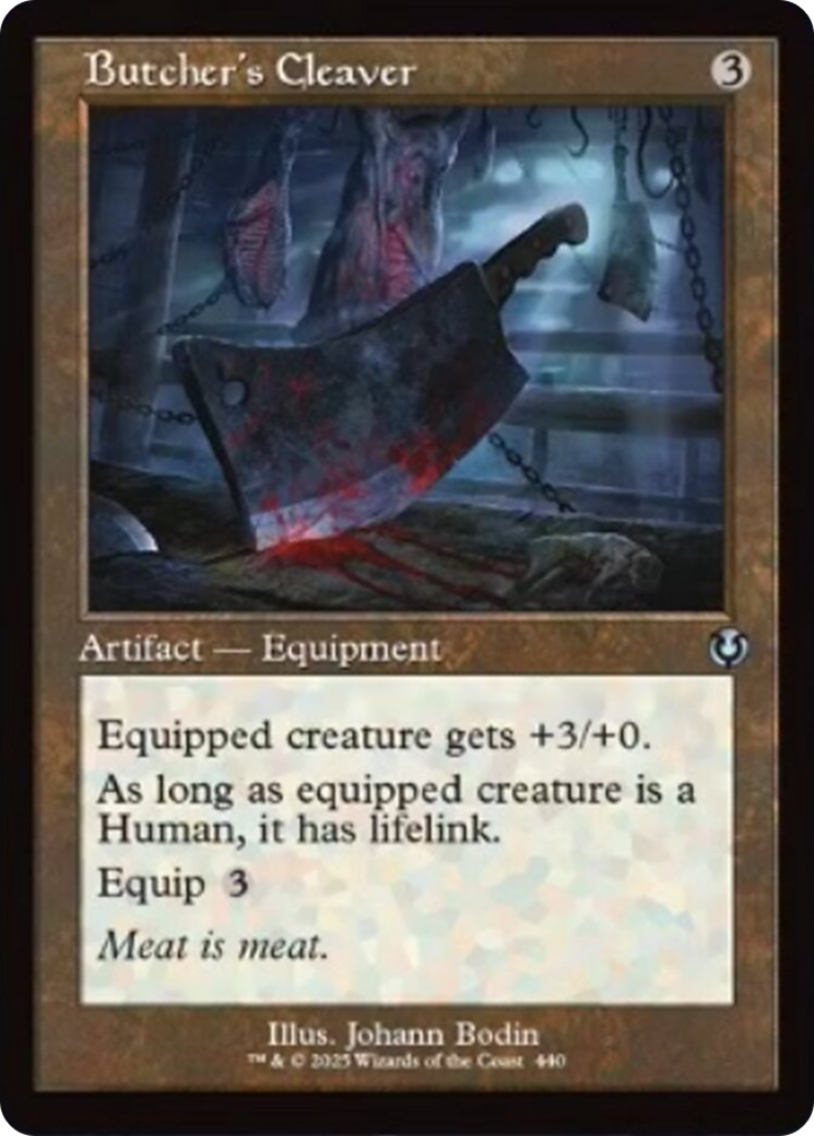 Butcher's Cleaver (Retro Frame) [Innistrad Remastered] [Foil]