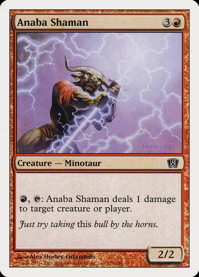 Anaba Shaman [Eighth Edition] [Foil]