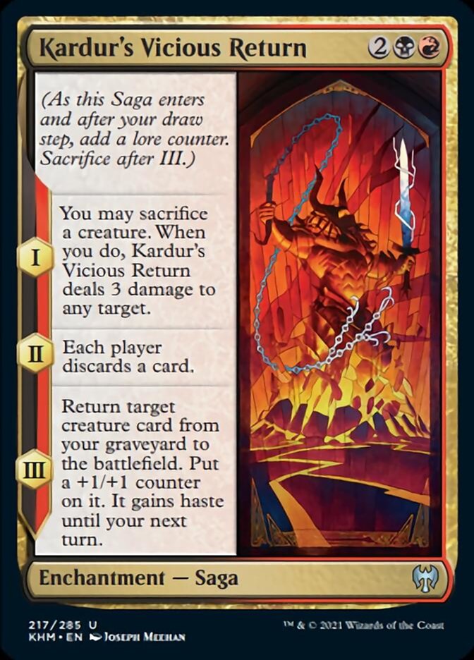 Kardur's Vicious Return [Kaldheim] [Foil]