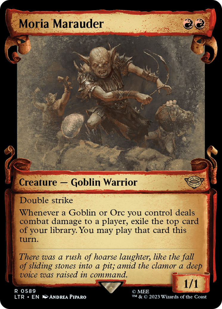 Moria Marauder [The Lord of the Rings: Tales of Middle-Earth Showcase Scrolls] [Foil]