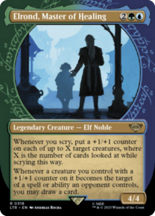 Elrond, Master of Healing (Showcase Ring Frame) [The Lord of the Rings: Tales of Middle-Earth] [Foil]