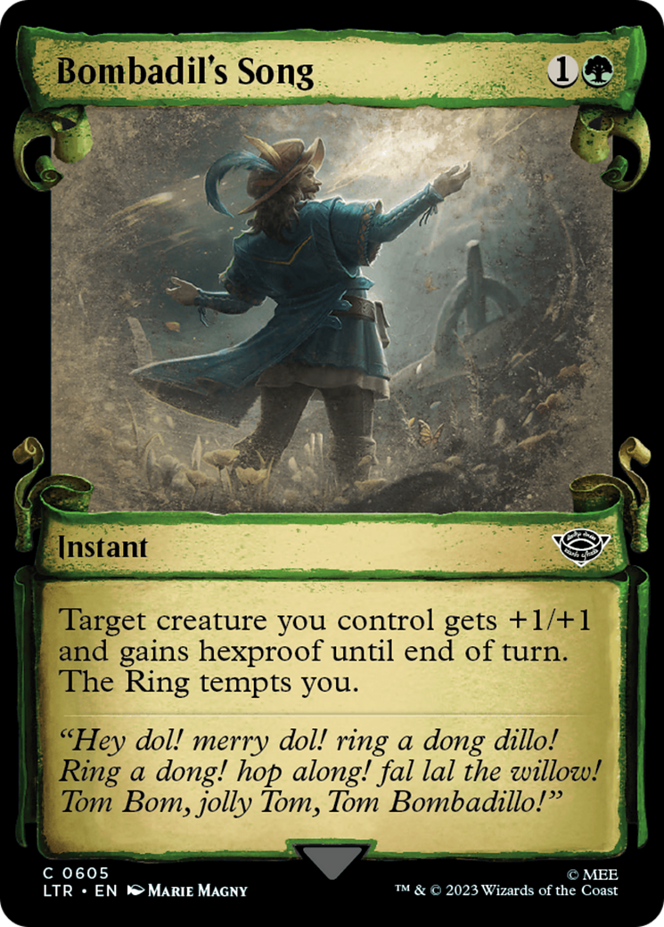 Bombadil's Song [The Lord of the Rings: Tales of Middle-Earth Showcase Scrolls] [Foil]
