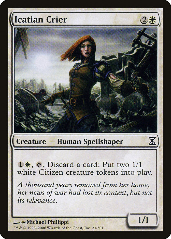 Icatian Crier [Time Spiral] [Foil]