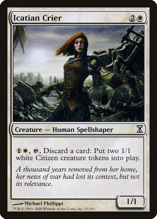Icatian Crier [Time Spiral] [Foil]