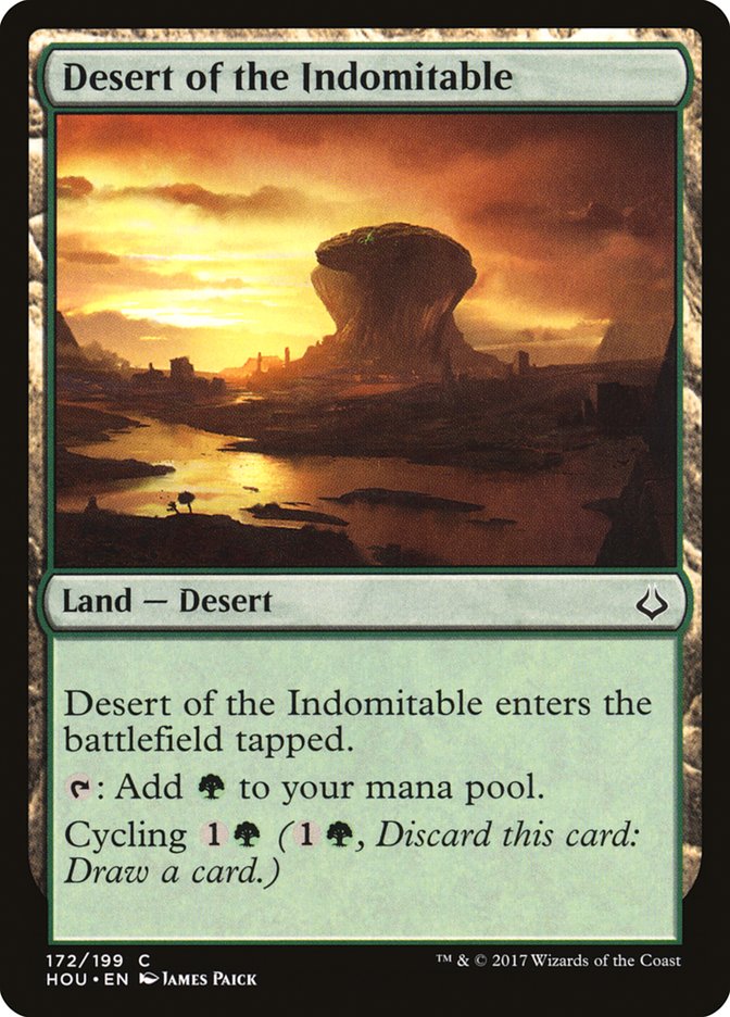 Desert of the Indomitable [Hour of Devastation] [Foil]
