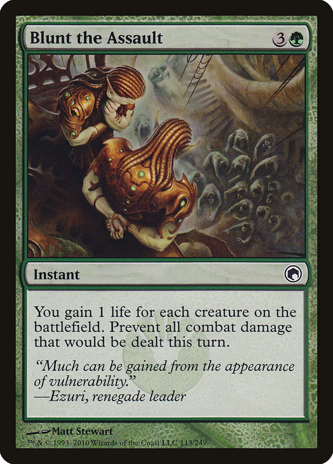 Blunt the Assault [Scars of Mirrodin] [Foil]