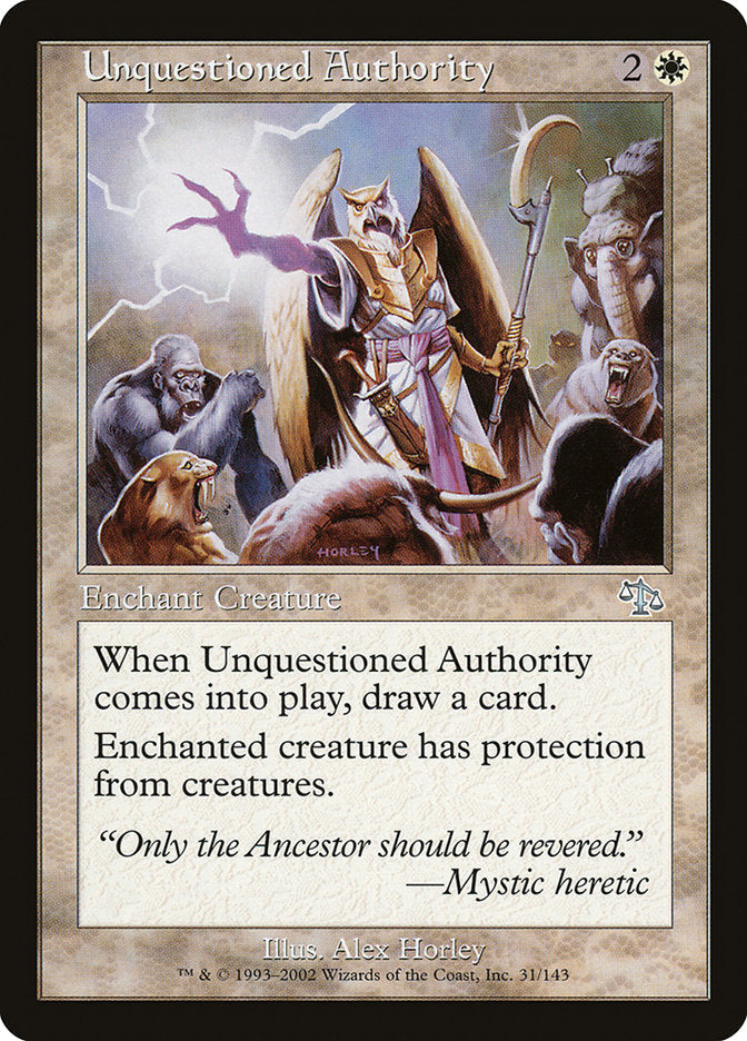 Unquestioned Authority [Judgment] [Foil]
