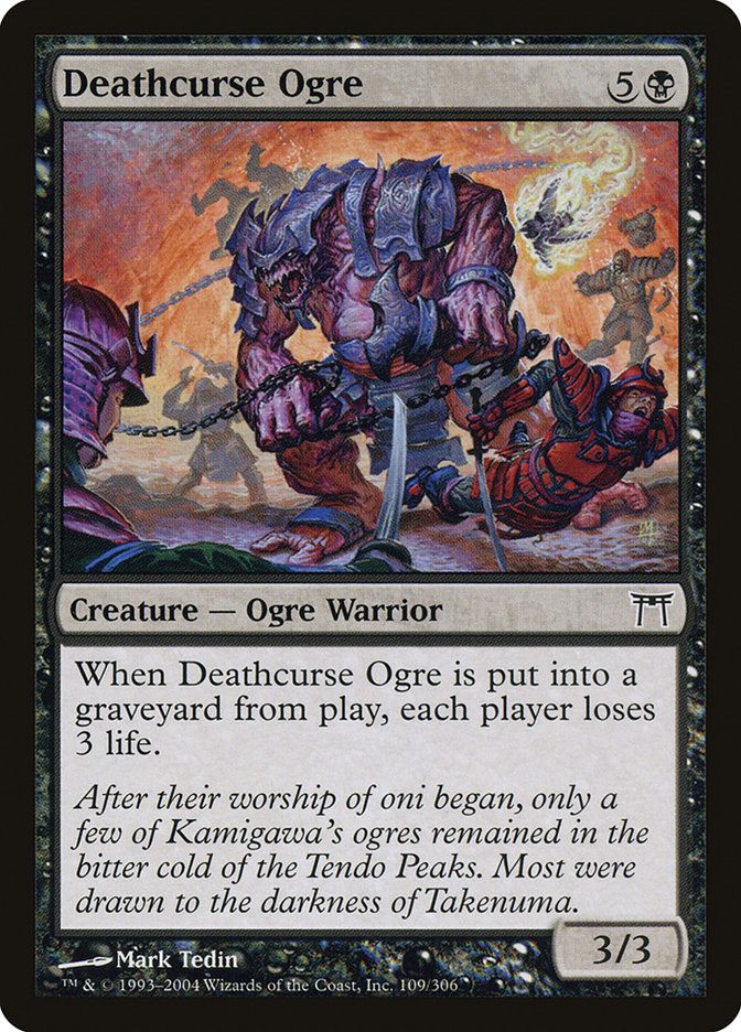 Deathcurse Ogre [Champions of Kamigawa] [Foil]