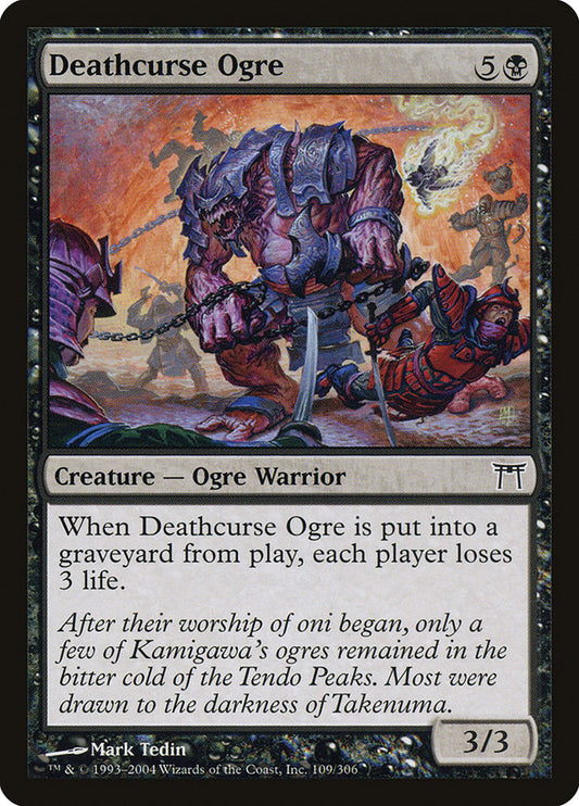 Deathcurse Ogre [Champions of Kamigawa] [Foil]