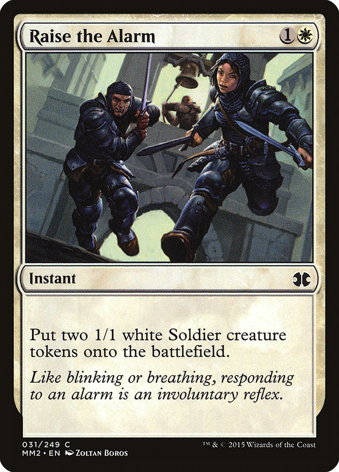Raise the Alarm [Modern Masters 2015] [Foil]