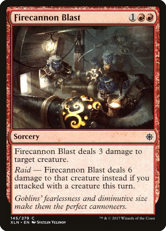 Firecannon Blast [Ixalan] [Foil]
