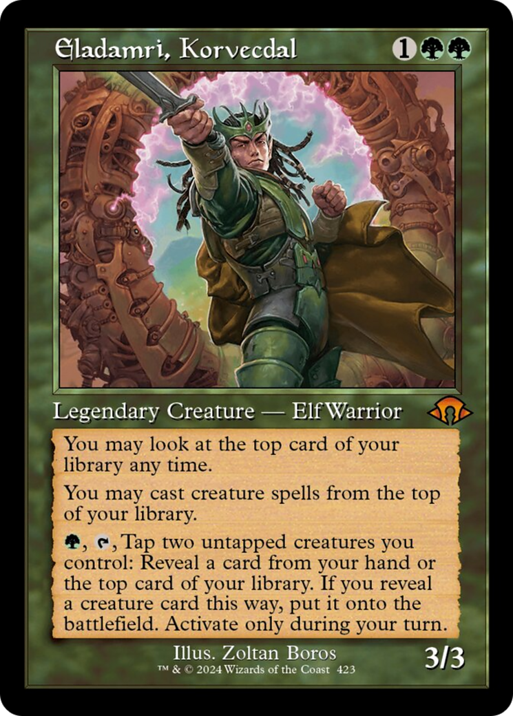 Eladamri, Korvecdal (Retro) [Modern Horizons 3] [Foil]