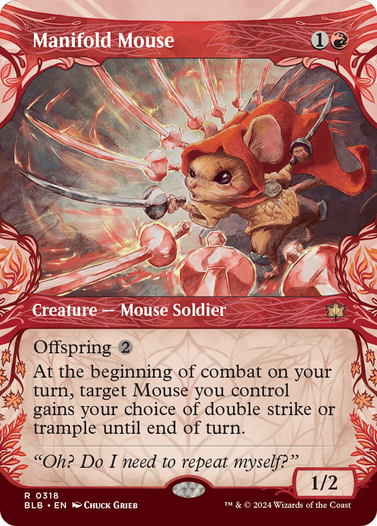 Manifold Mouse (Showcase) [Bloomburrow] [Foil]