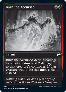 Burn the Accursed [Innistrad: Double Feature] [Foil]