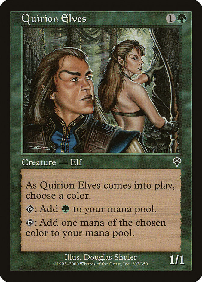 Quirion Elves [Invasion] [Foil]