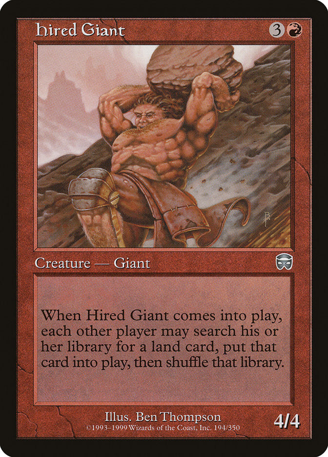 Hired Giant [Mercadian Masques] [Foil]