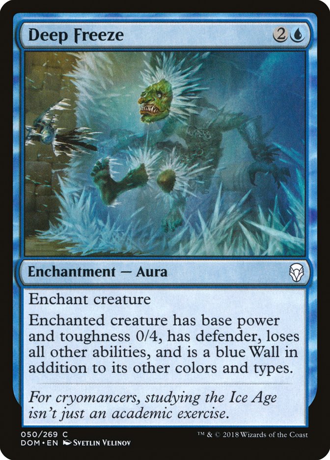 Deep Freeze [Dominaria] [Foil]