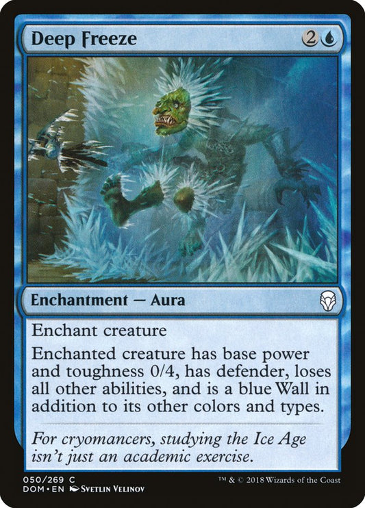 Deep Freeze [Dominaria] [Foil]