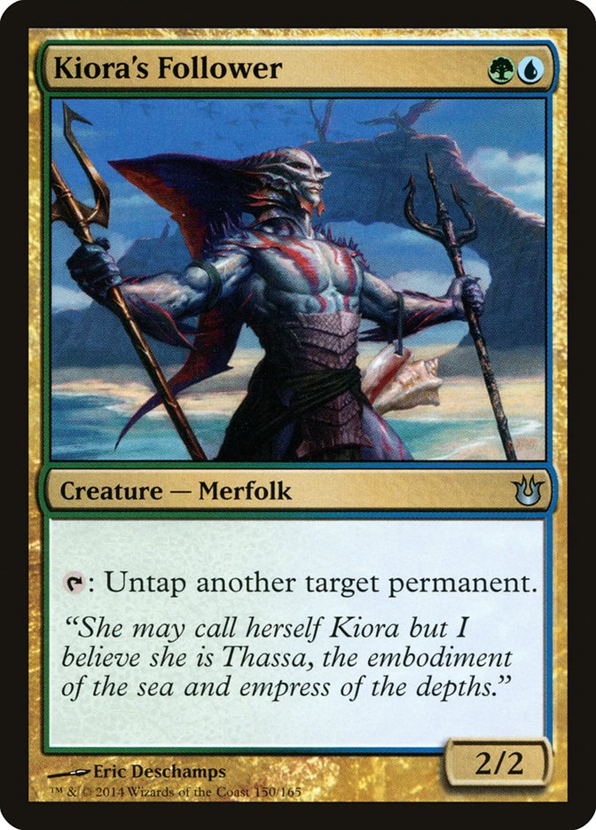 Kiora's Follower [Born of the Gods] [Foil]