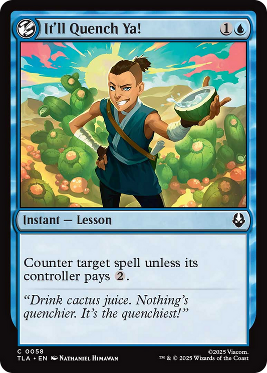 It'll Quench Ya! [Avatar: The Last Airbender]