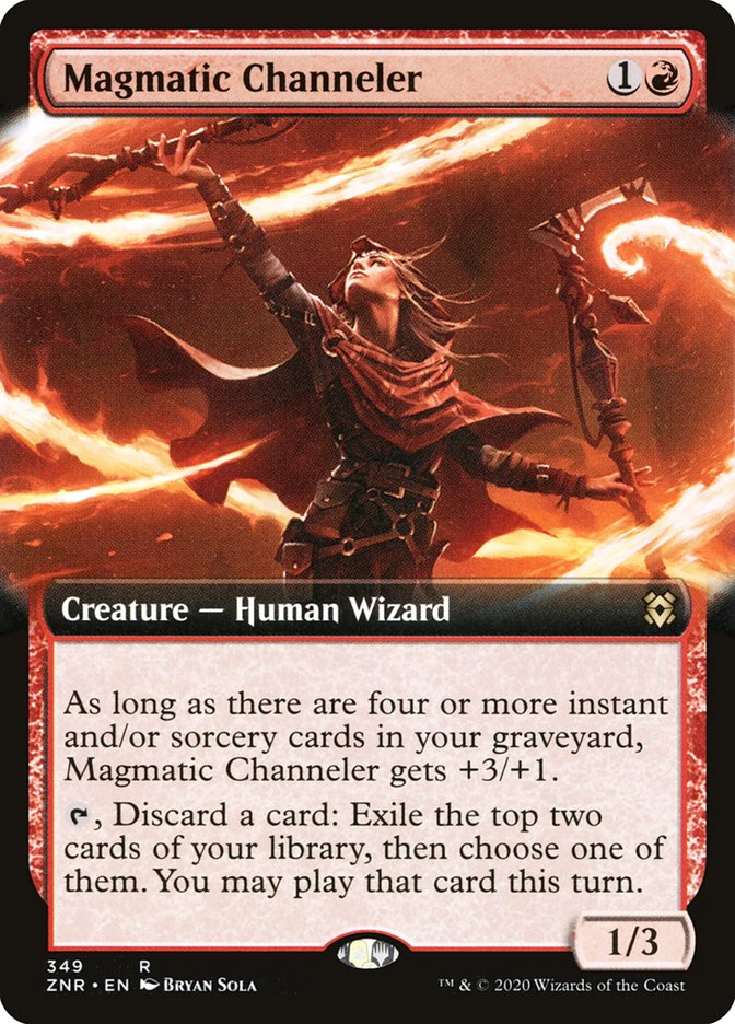 Magmatic Channeler (Extended Art) [Zendikar Rising] [Foil]