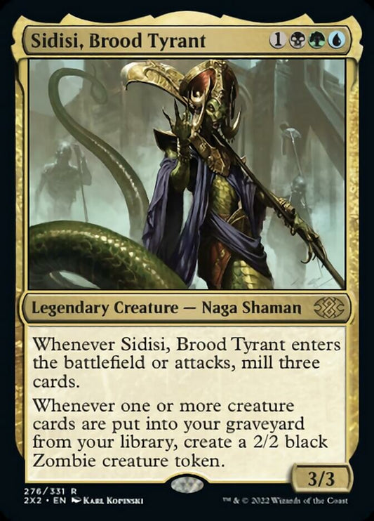 Sidisi, Brood Tyrant [Double Masters 2022] [Foil]