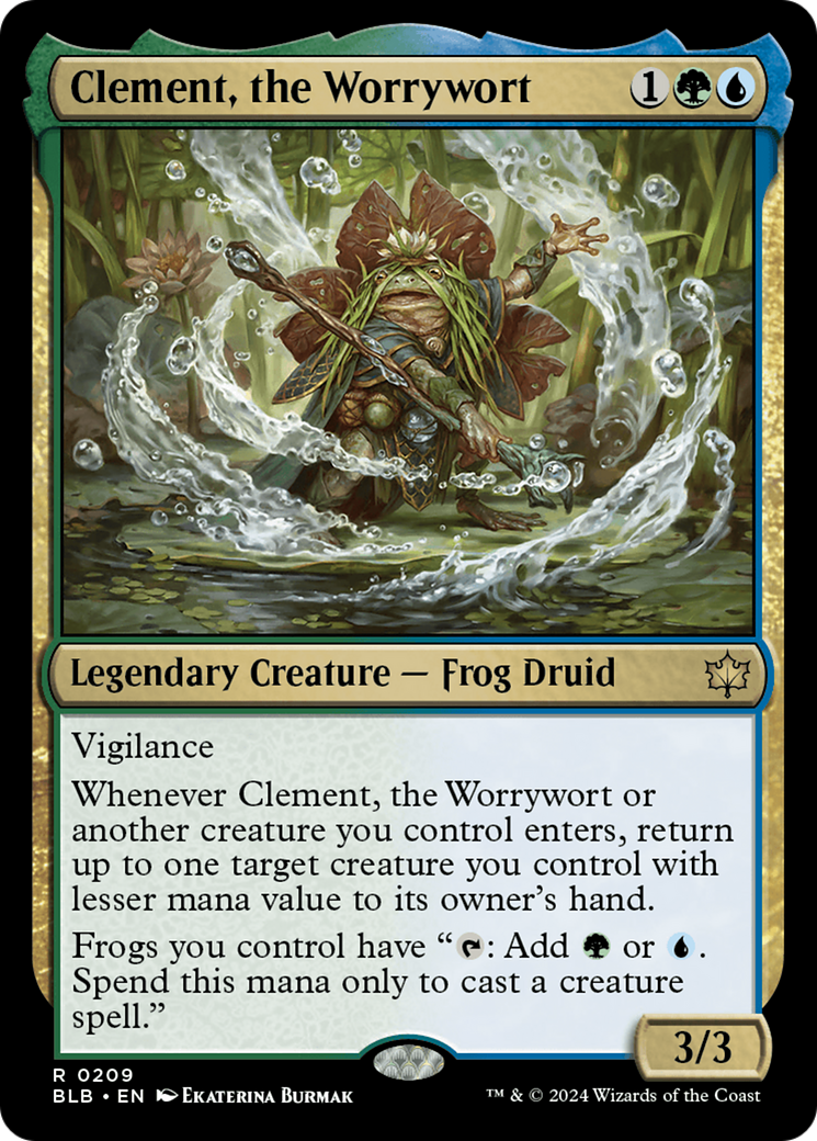 Clement, the Worrywort [Bloomburrow] [Foil]