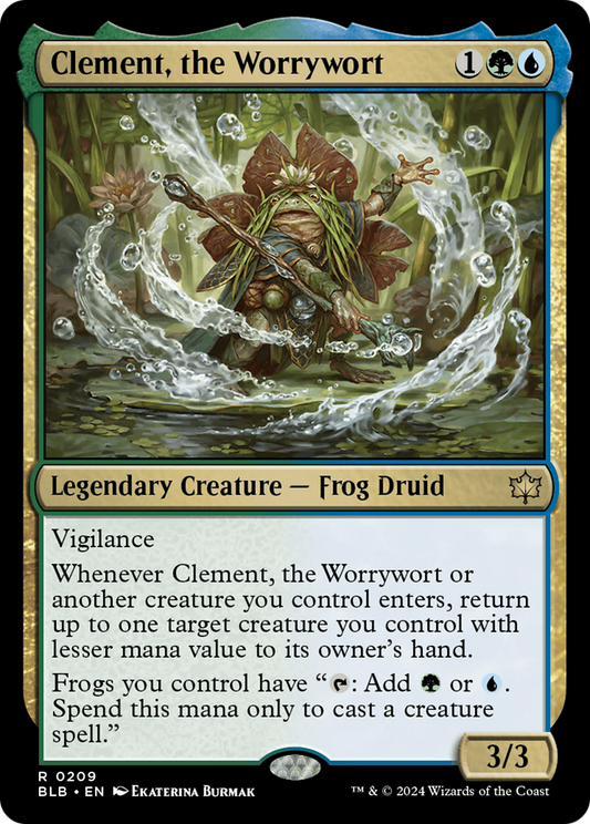 Clement, the Worrywort [Bloomburrow] [Foil]