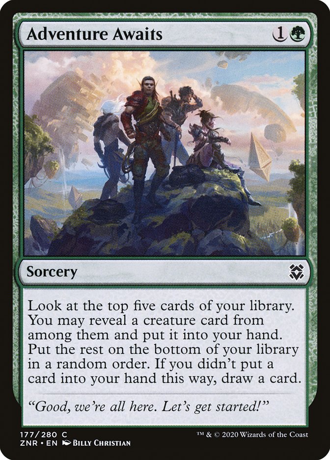 Adventure Awaits [Zendikar Rising] [Foil]