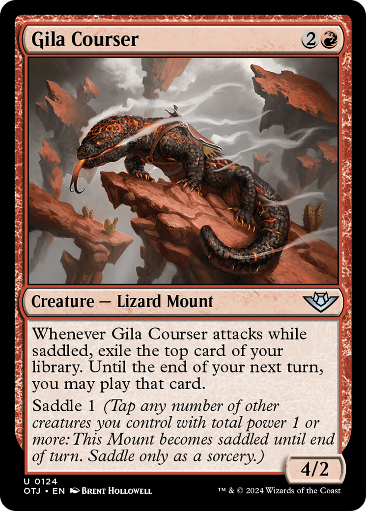 Gila Courser [Outlaws of Thunder Junction] [Foil]