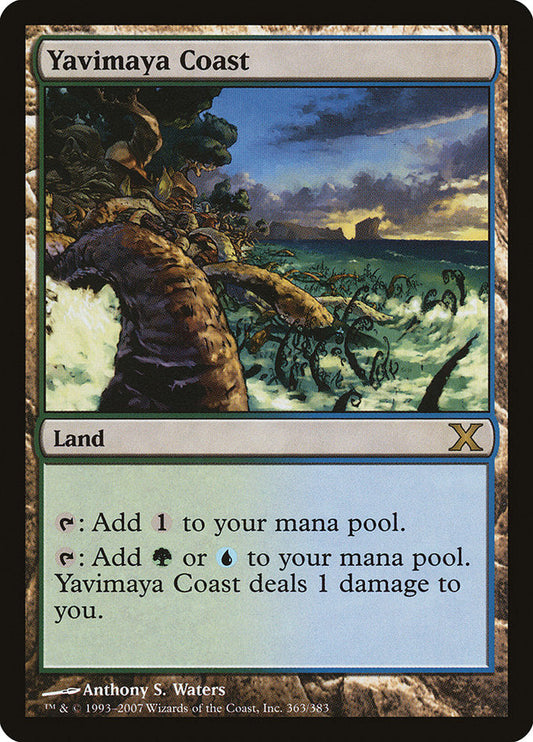 Yavimaya Coast [Tenth Edition] [Foil]