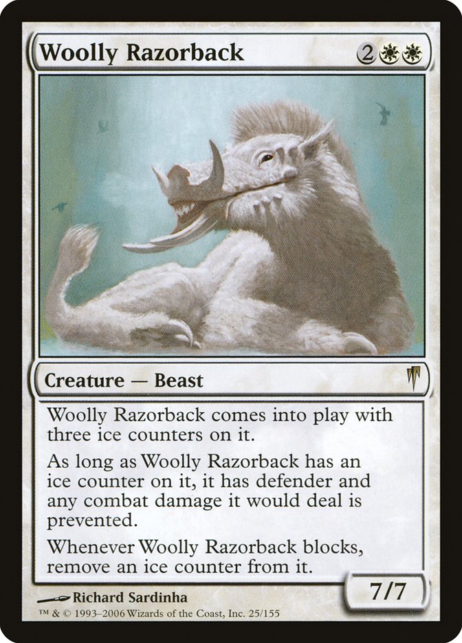 Woolly Razorback [Coldsnap] [Foil]