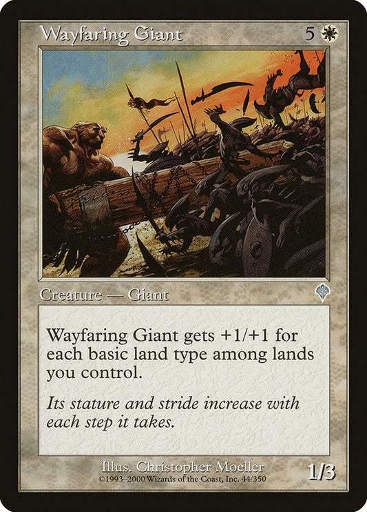 Wayfaring Giant [Invasion] [Foil]