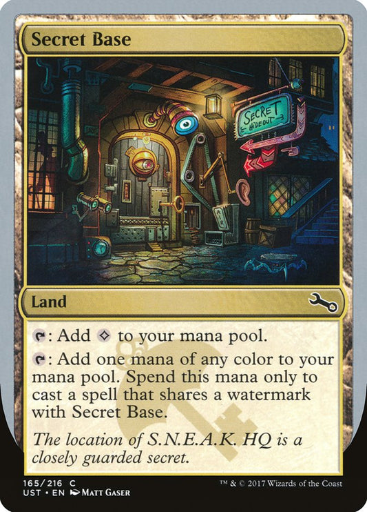 Secret Base (Matt Gaser) [Unstable] [Foil]