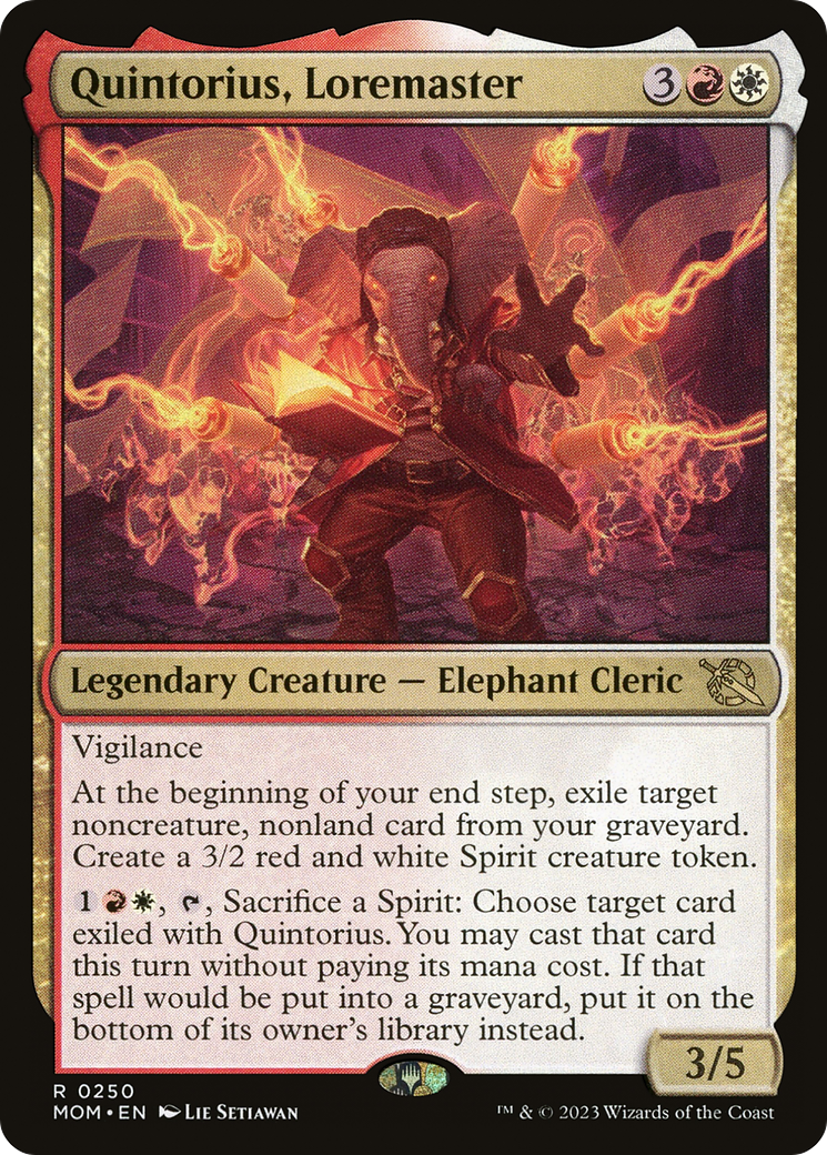 Quintorius, Loremaster [March of the Machine] [Foil]