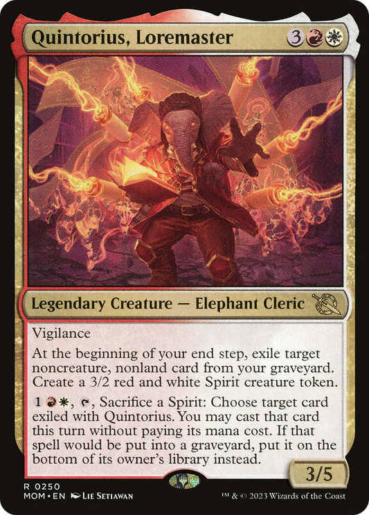 Quintorius, Loremaster [March of the Machine] [Foil]