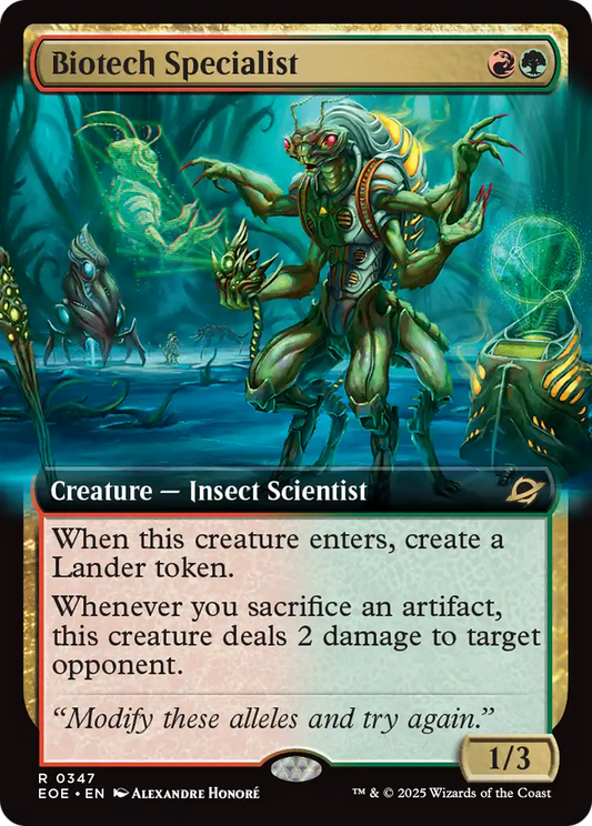 Biotech Specialist (Extended Art) [Edge of Eternities] [Foil]