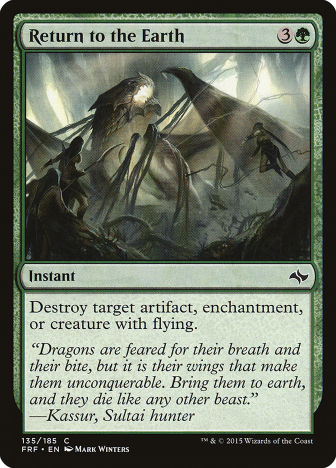 Return to the Earth [Fate Reforged] [Foil]