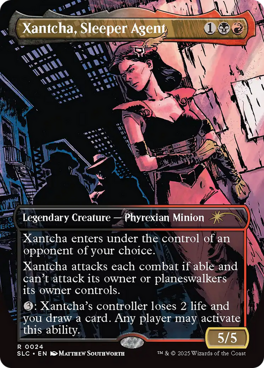 Xantcha, Sleeper Agent [Secret Lair Countdown Kit] [Foil]