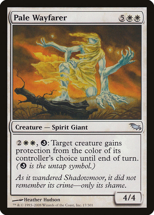 Pale Wayfarer [Shadowmoor] [Foil]