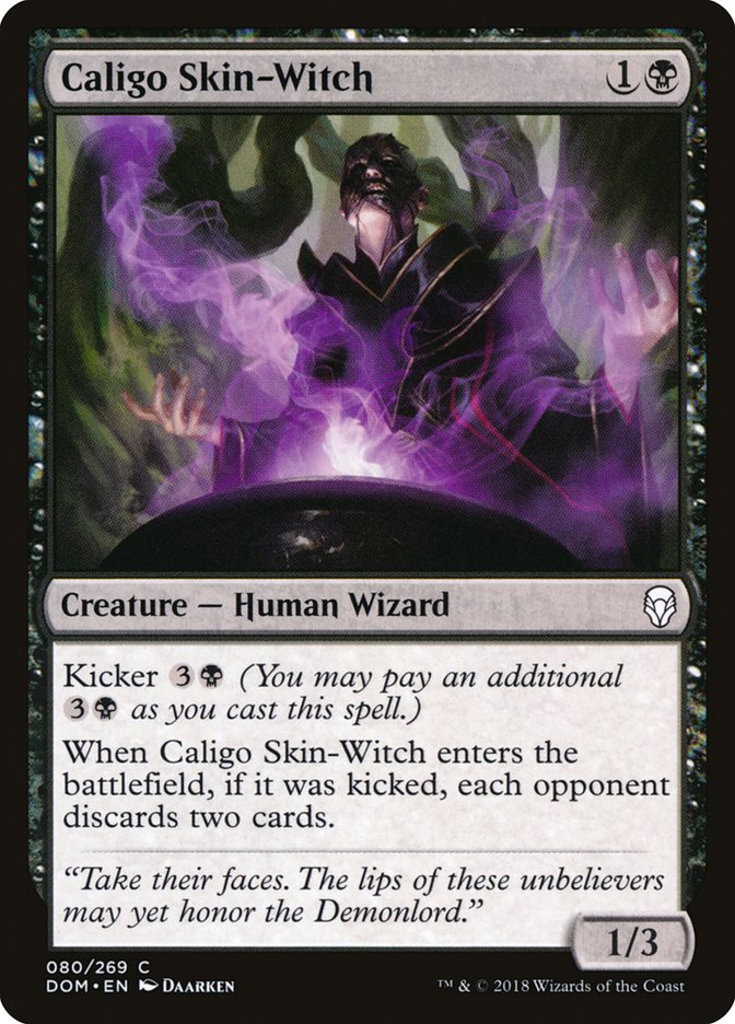 Caligo Skin-Witch [Dominaria] [Foil]
