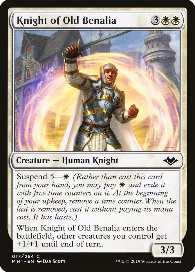 Knight of Old Benalia [Modern Horizons] [Foil]