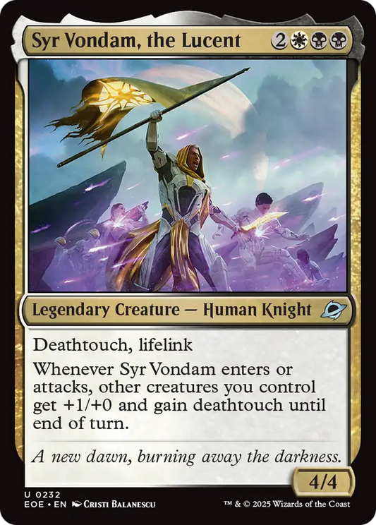 Syr Vondam, the Lucent [Edge of Eternities] [Foil]