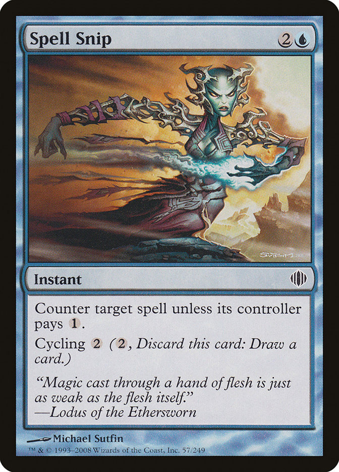 Spell Snip [Shards of Alara] [Foil]