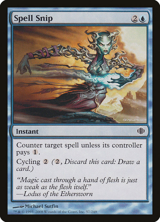 Spell Snip [Shards of Alara] [Foil]